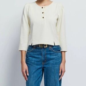 NWT! Nation LTD Cream Long Sleeve Top